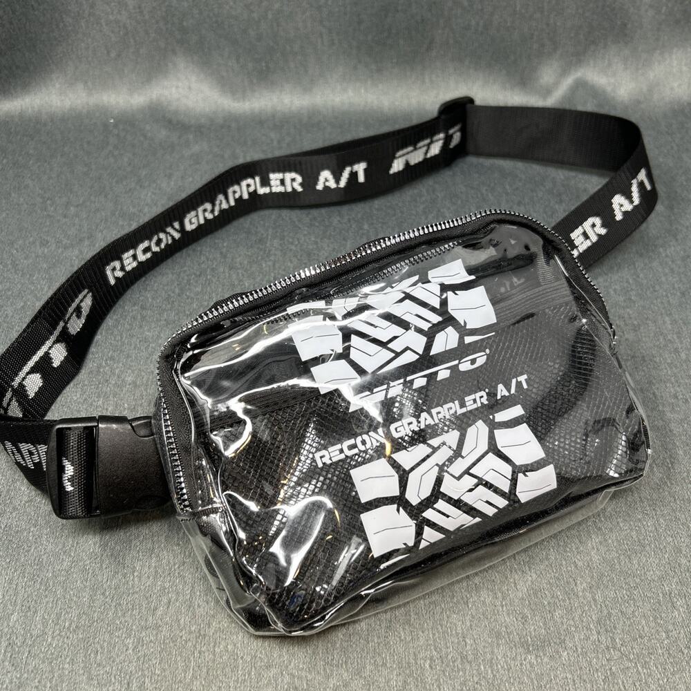 Nitto Recon Grappler AT Clear Hip Sack Fanny Pack Adjustable Belt Stadium Bag